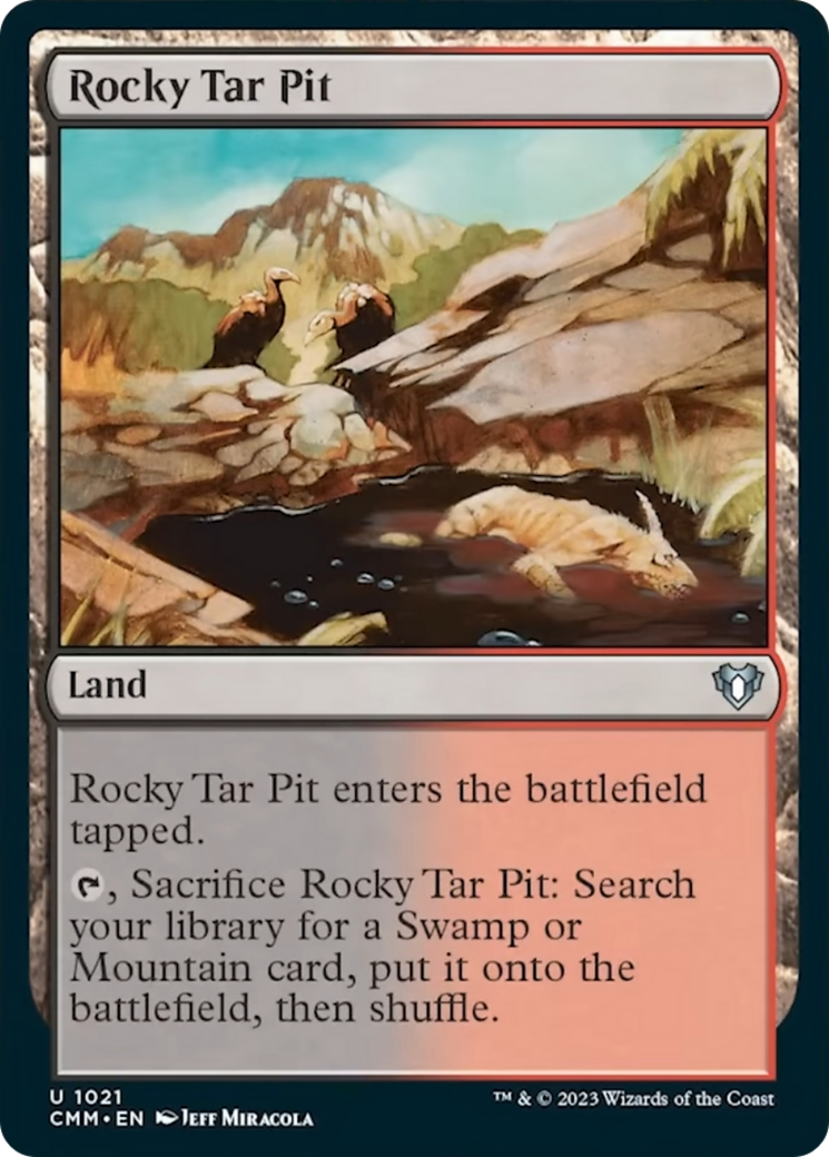 Rocky Tar Pit [Commander Masters] | Card Citadel