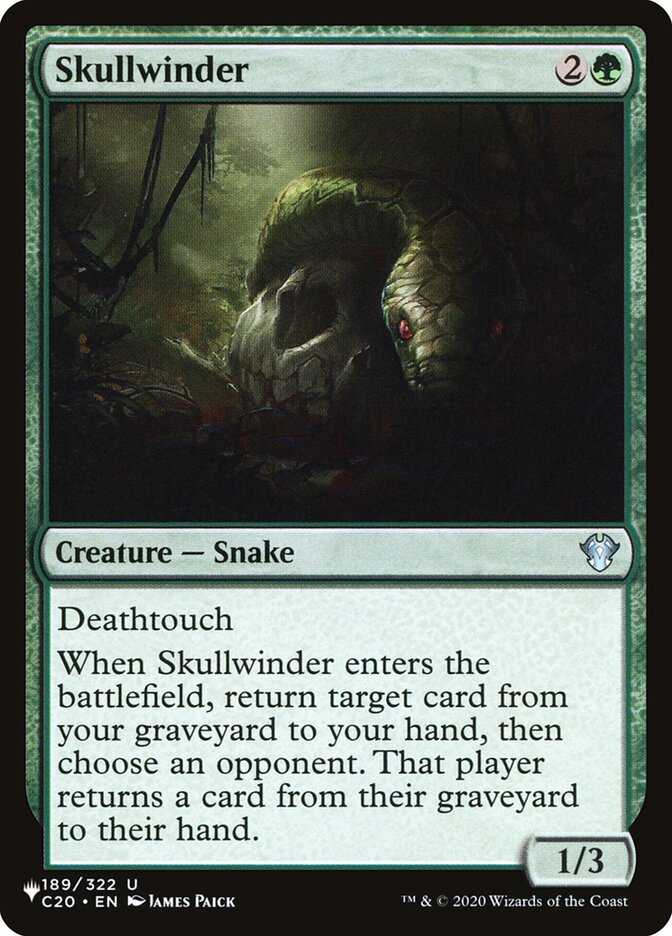 Skullwinder [The List] | Card Citadel