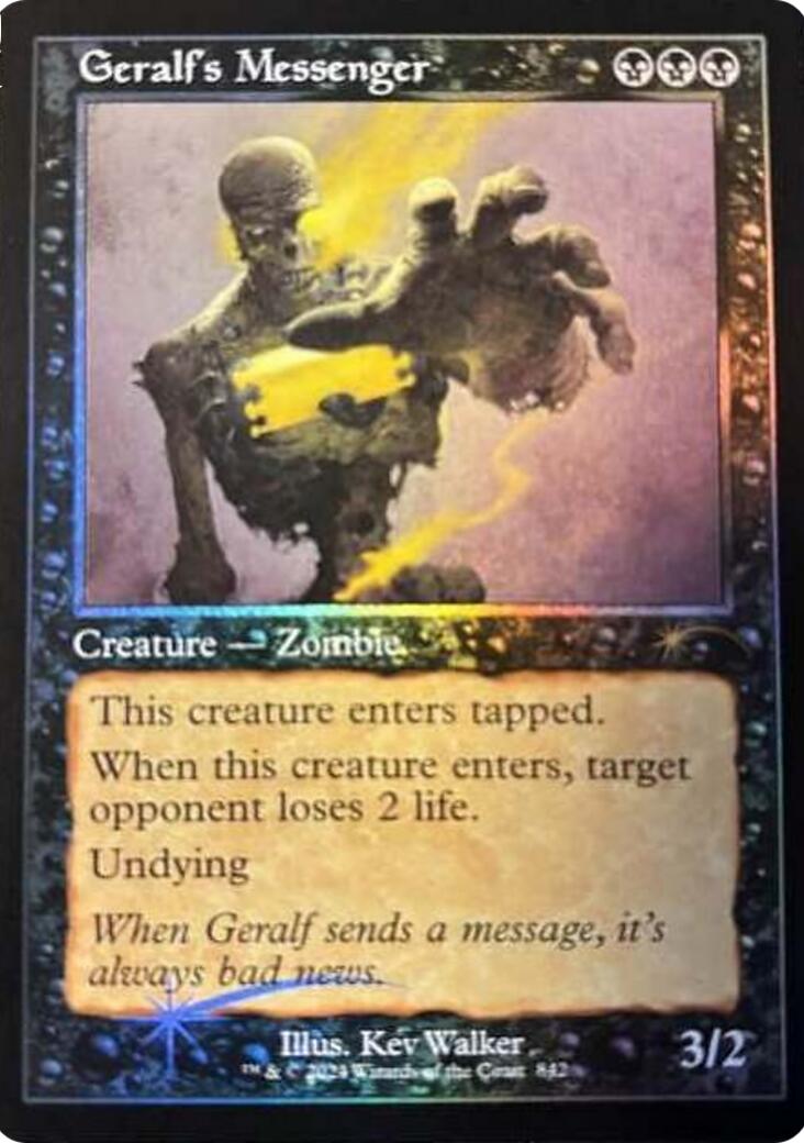 Geralf's Messenger (842) (Retro Frame) [Secret Lair Drop Series] | Card Citadel