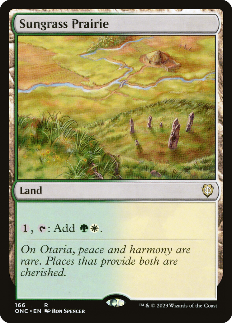 Sungrass Prairie [Phyrexia: All Will Be One Commander] | Card Citadel