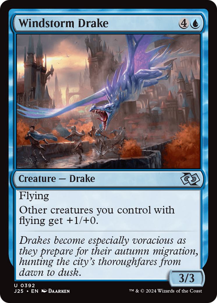 Windstorm Drake [Foundations Jumpstart] | Card Citadel