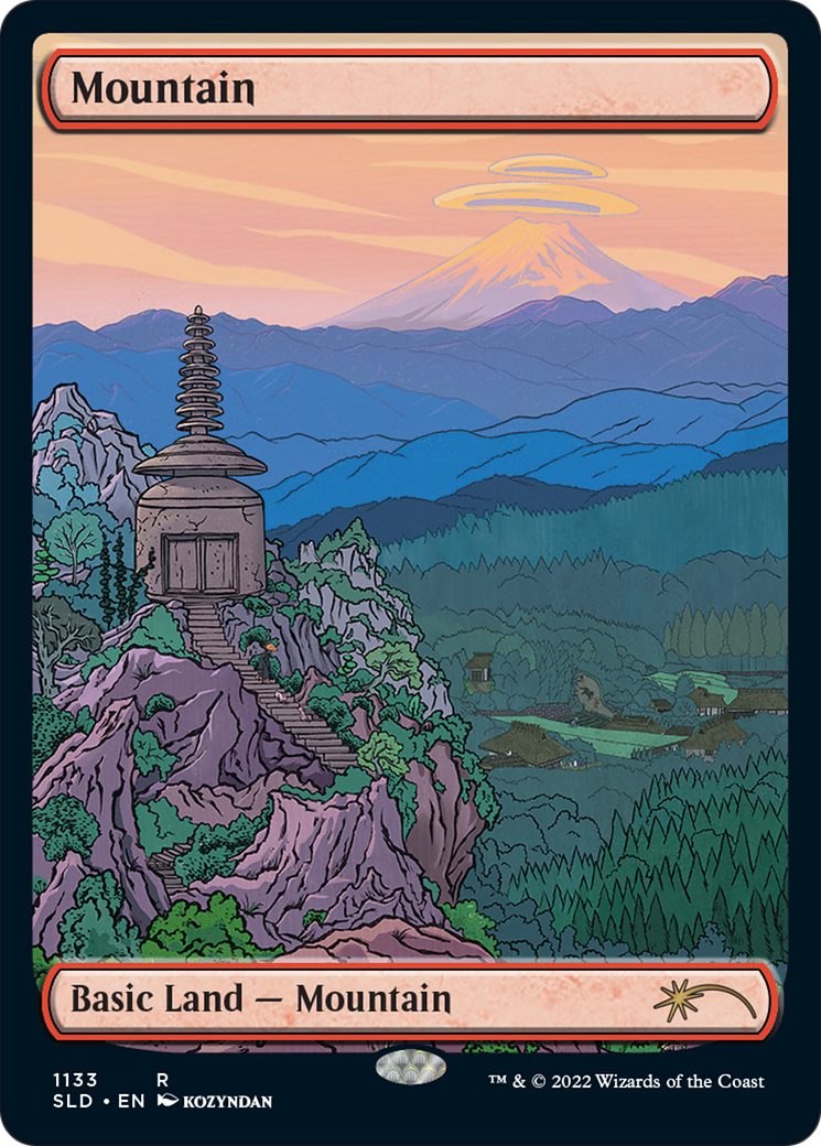 Mountain (1133) (Full-Art) [Secret Lair Drop Series] | Card Citadel