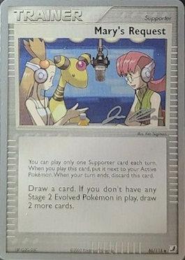 Mary's Request (86/115) (Mewtrick - Jason Klaczynski) [World Championships 2006] | Card Citadel