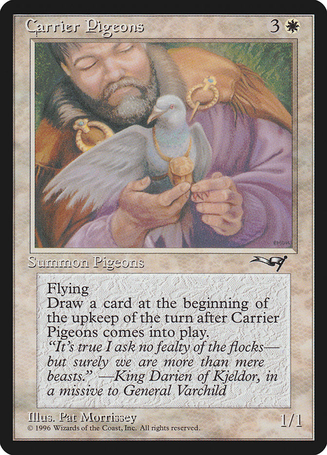 Carrier Pigeons (Holding Pigeon) [Alliances] | Card Citadel