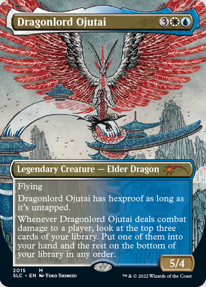 Dragonlord Ojutai (Borderless) [Secret Lair Countdown Kit] | Card Citadel