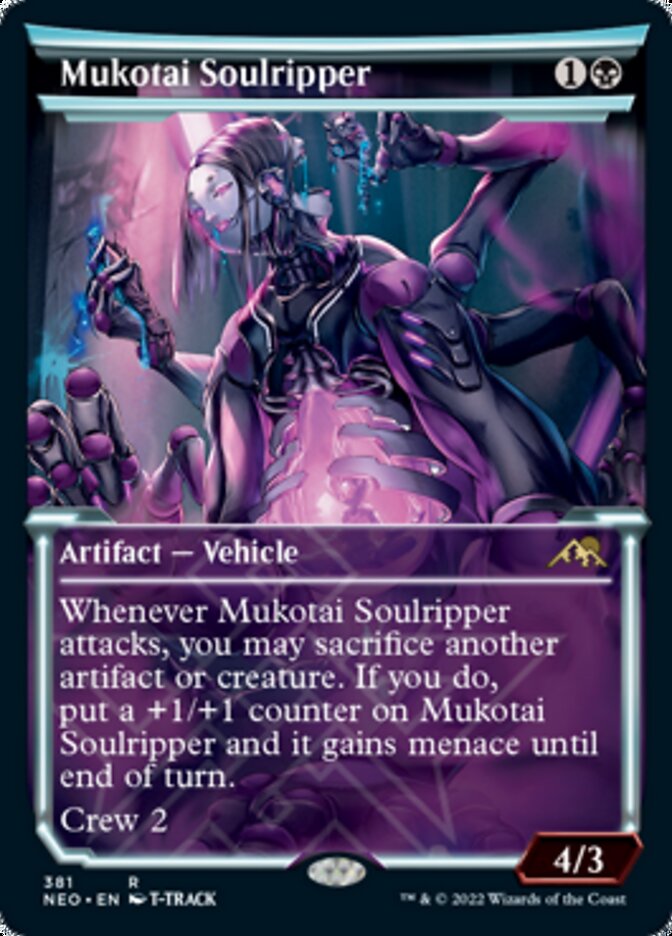 Mukotai Soulripper (Showcase Soft Glow) [Kamigawa: Neon Dynasty] | Card Citadel