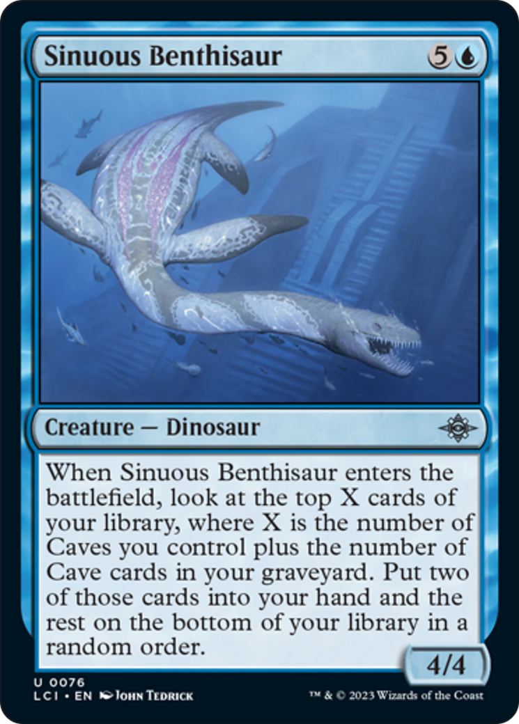 Sinuous Benthisaur [The Lost Caverns of Ixalan] | Card Citadel