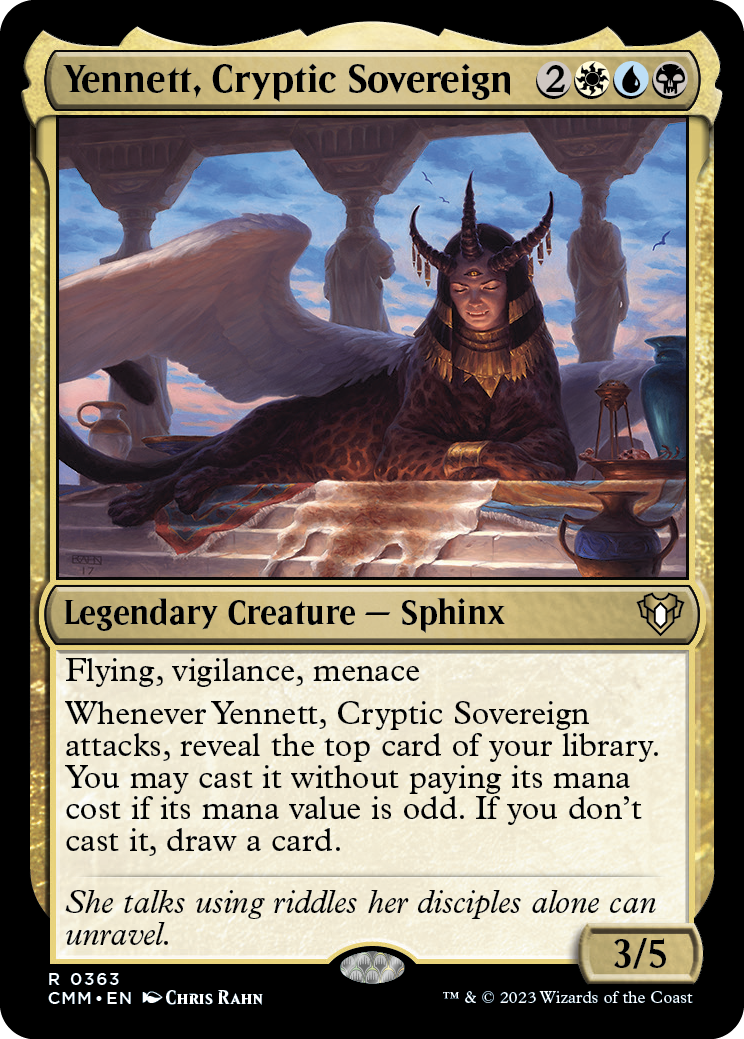 Yennett, Cryptic Sovereign [Commander Masters] | Card Citadel