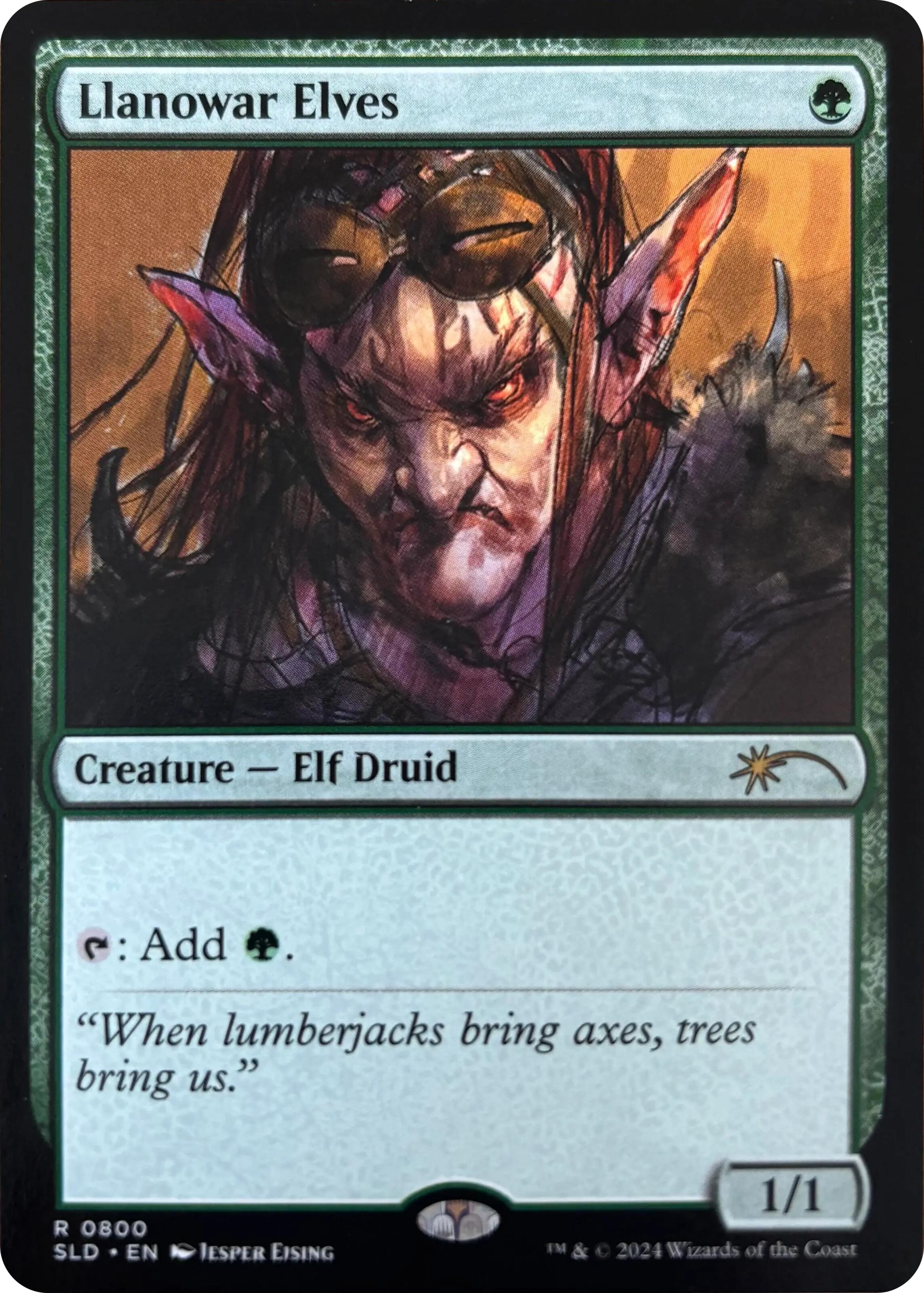 Llanowar Elves (0800) [Secret Lair Drop Series] | Card Citadel