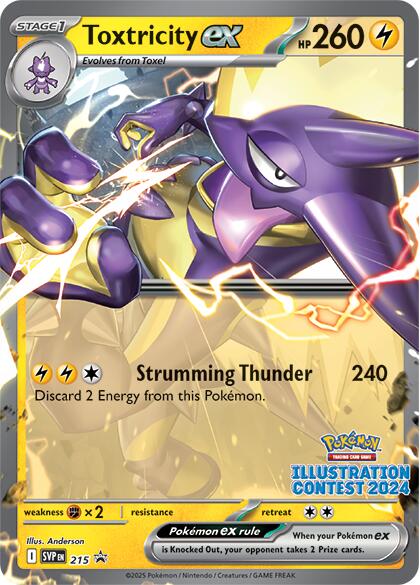 Toxtricity ex (215) [Scarlet & Violet: Black Star Promos] | Card Citadel