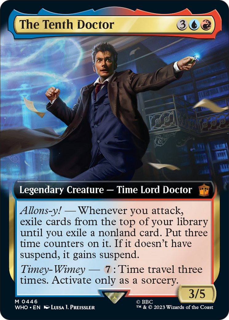 The Tenth Doctor (Extended Art) [Doctor Who] | Card Citadel