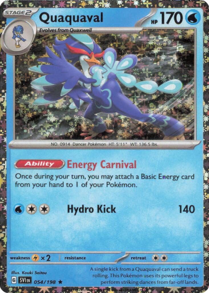 Quaquaval (054/198) (Sparkle Holo) [Miscellaneous Cards] | Card Citadel