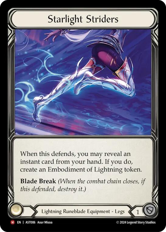 Starlight Striders [AST006] (Armory Deck: Aurora)  Rainbow Foil | Card Citadel