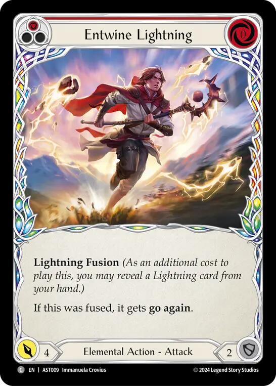 Entwine Lightning (Red) [AST009] (Armory Deck: Aurora) | Card Citadel