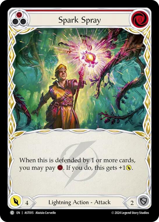 Spark Spray (Red) [AST015] (Armory Deck: Aurora) | Card Citadel