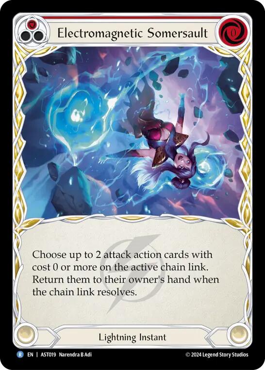 Electromagnetic Somersault (Red) [AST019] (Armory Deck: Aurora) | Card Citadel