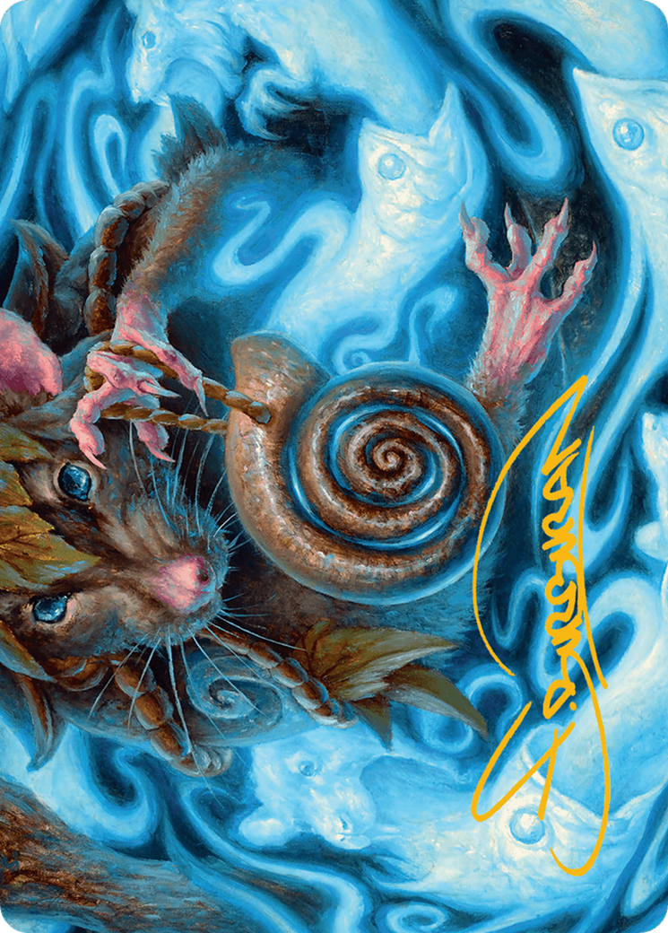 Mind Spiral Art Card (Gold-Stamped Signature) [Bloomburrow Art Series] | Card Citadel