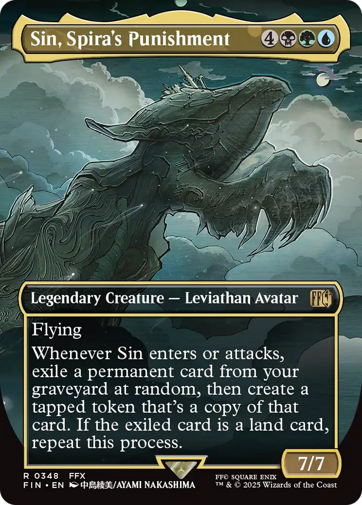 Sin, Spira's Punishment (Borderless) [FINAL FANTASY] | Card Citadel