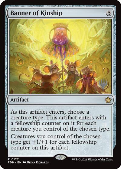 Banner of Kinship (Promo Pack) [Foundations Promos] | Card Citadel