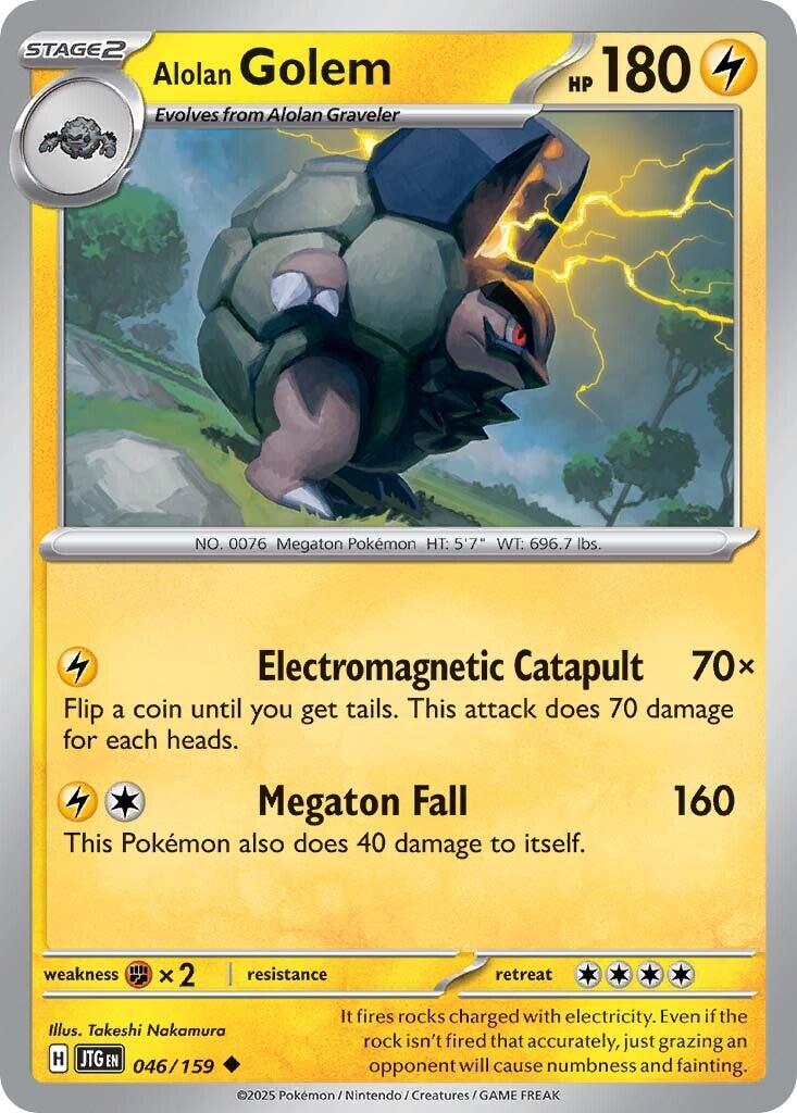 Alolan Golem (046/159) [Scarlet & Violet: Journey Together] | Card Citadel