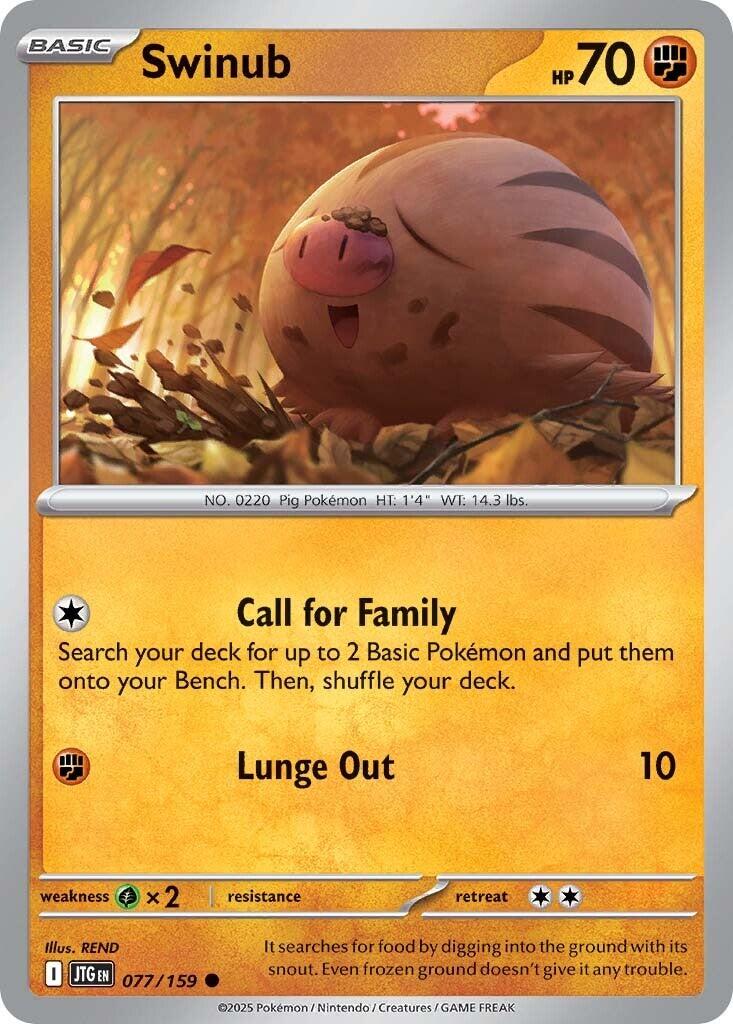 Swinub (077/159) [Scarlet & Violet: Journey Together] | Card Citadel