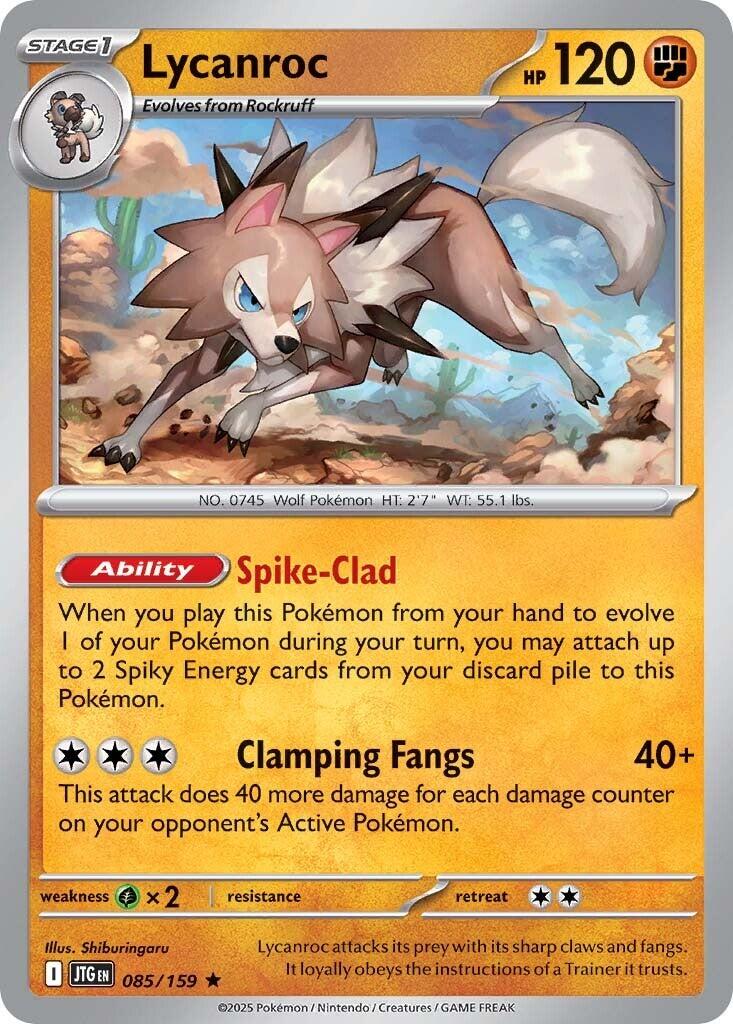 Lycanroc (085/159) [Scarlet & Violet: Journey Together] | Card Citadel