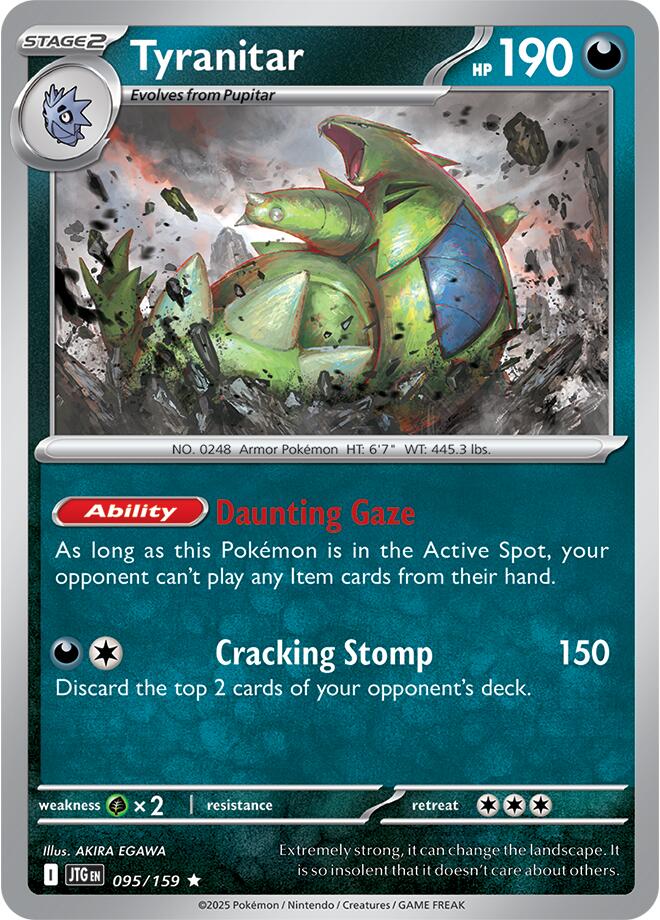 Tyranitar (095/159) [Scarlet & Violet: Journey Together] | Card Citadel
