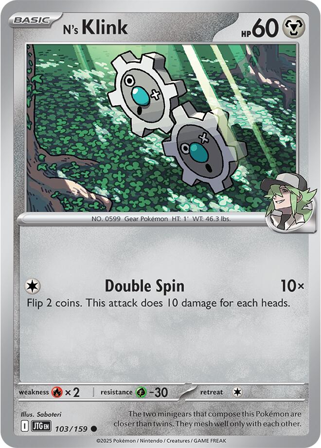 N's Klink (103/159) [Scarlet & Violet: Journey Together] | Card Citadel