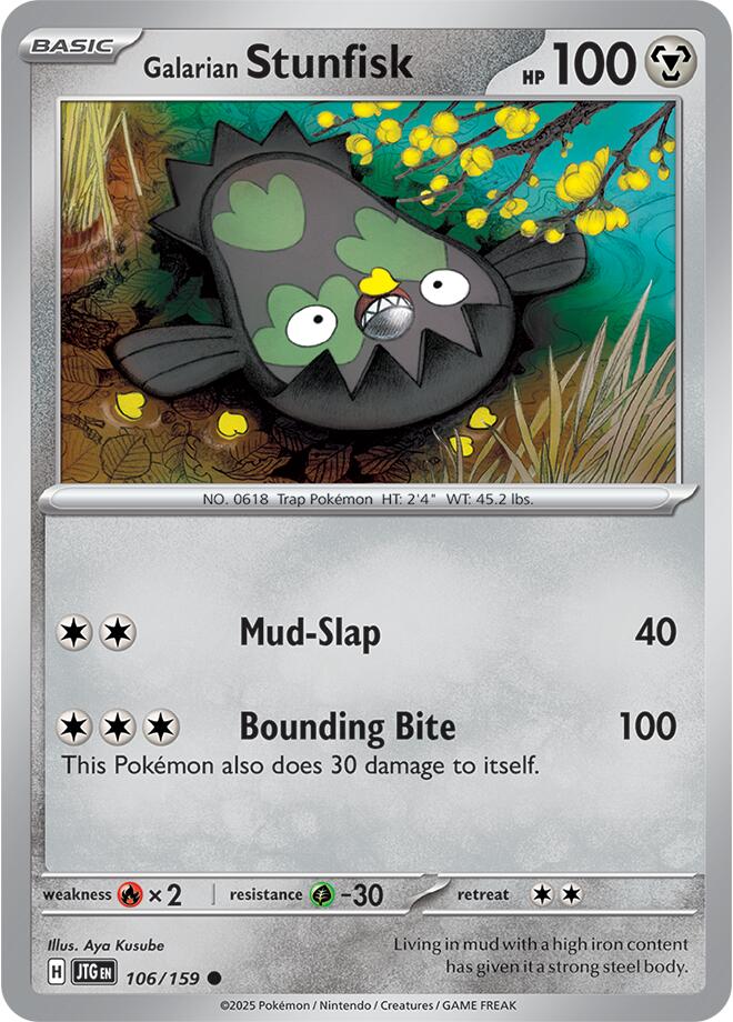 Galarian Stunfisk (106/159) [Scarlet & Violet: Journey Together] | Card Citadel