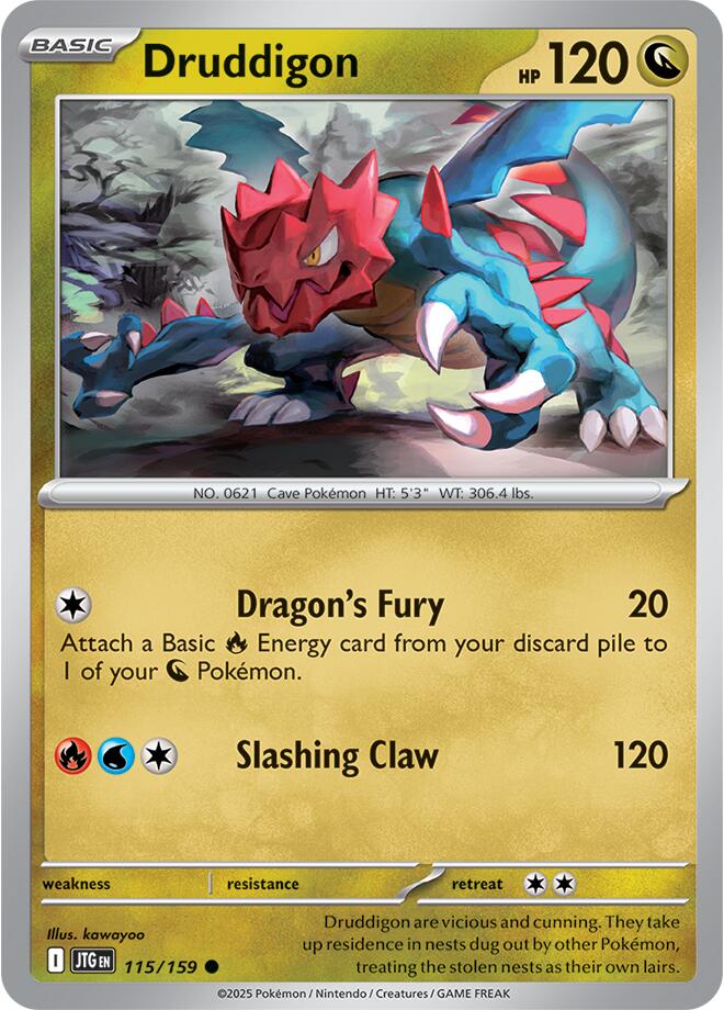 Druddigon (115/159) [Scarlet & Violet: Journey Together] | Card Citadel