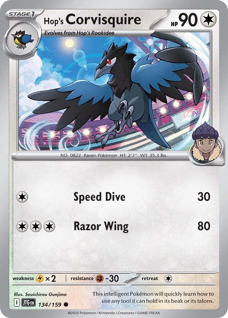 Hop's Corvisquire (134/159) [Scarlet & Violet: Journey Together] | Card Citadel