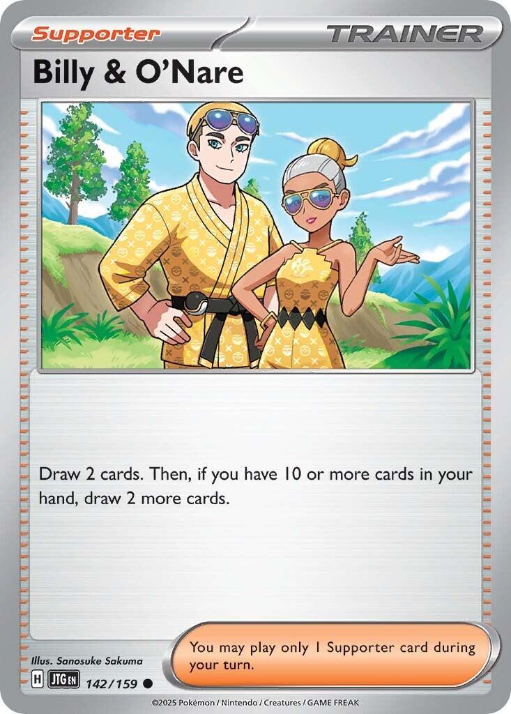 Billy & O'Nare (142/159) [Scarlet & Violet: Journey Together] | Card Citadel