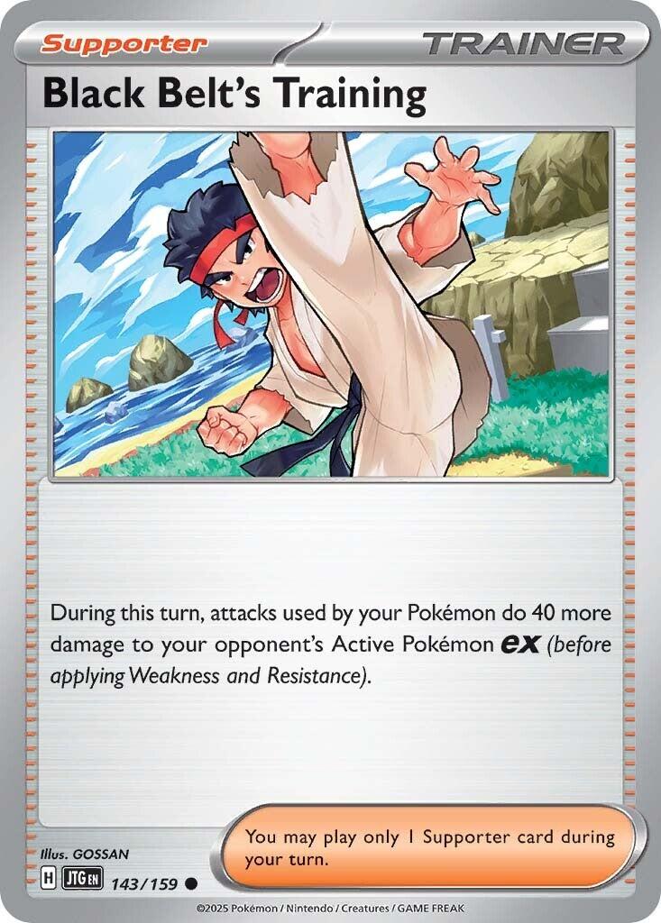 Black Belt's Training (143/159) [Scarlet & Violet: Journey Together] | Card Citadel