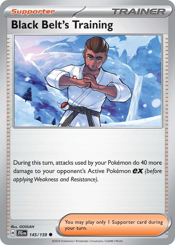 Black Belt's Training (145/159) [Scarlet & Violet: Journey Together] | Card Citadel