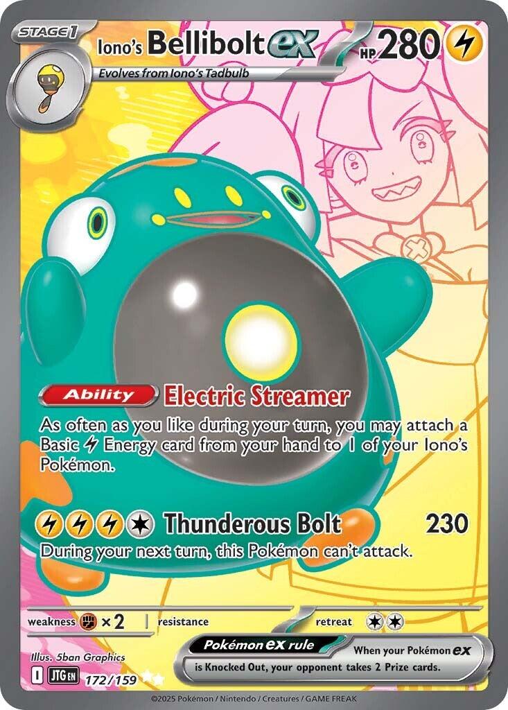 Iono's Bellibolt ex (172/159) [Scarlet & Violet: Journey Together] | Card Citadel