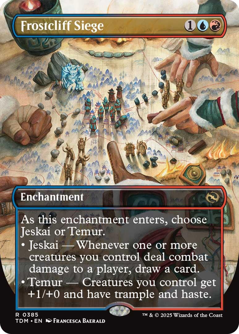 Frostcliff Siege (Borderless) [Tarkir: Dragonstorm] | Card Citadel