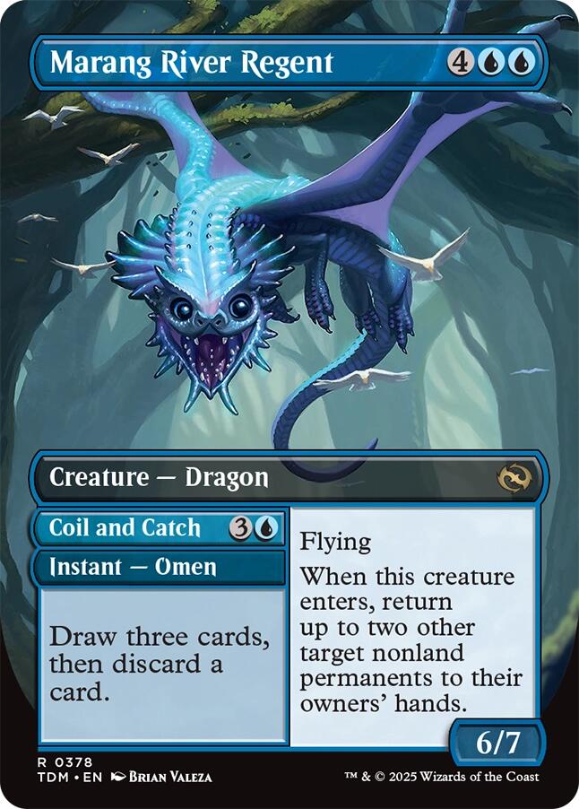 Marang River Regent (Borderless) [Tarkir: Dragonstorm] | Card Citadel