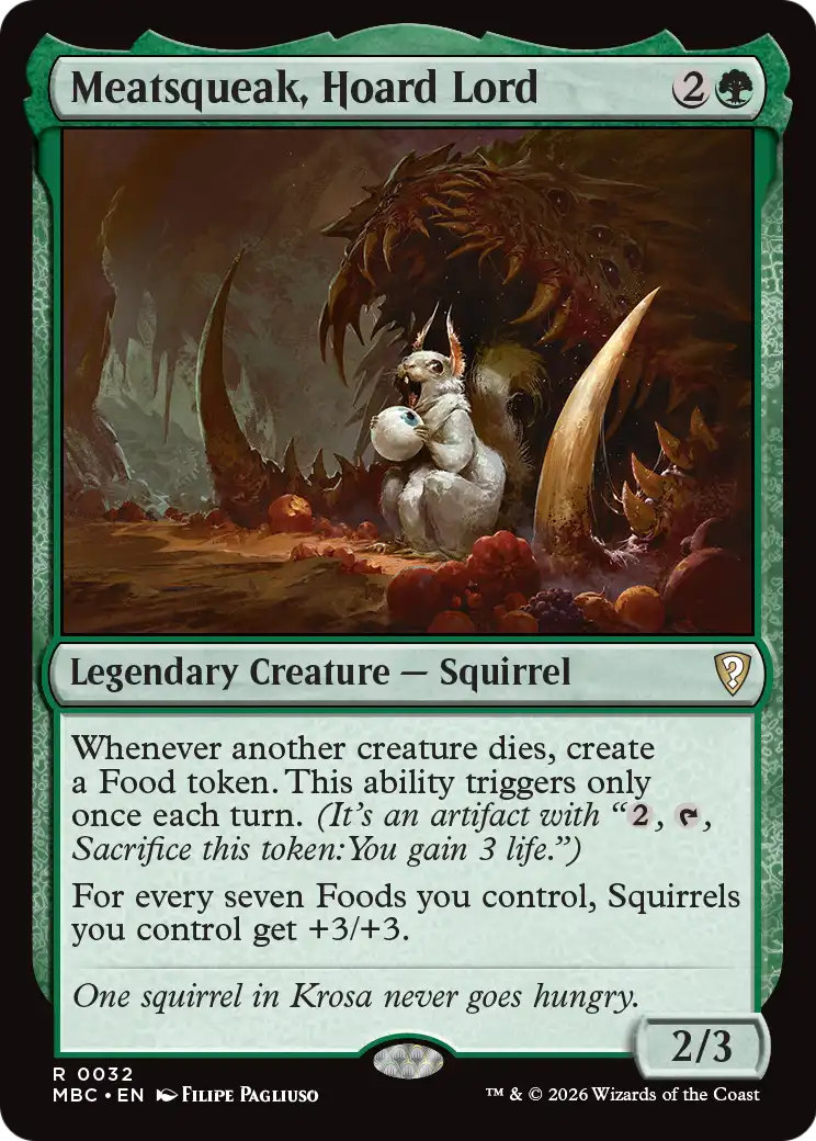 Meatsqueak, Hoard Lord [Mystery Booster: Commander Edition] | Card Citadel