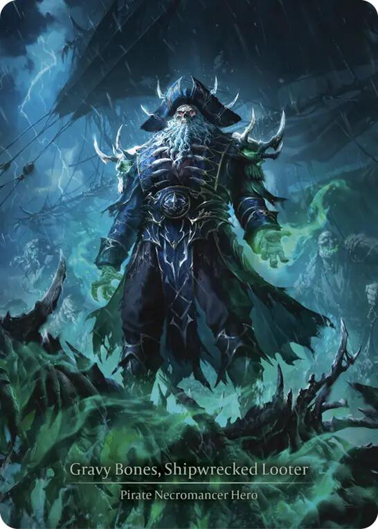 Gravy Bones, Shipwrecked Looter (Marvel) [SEA043] (High Seas)  Cold Foil | Card Citadel