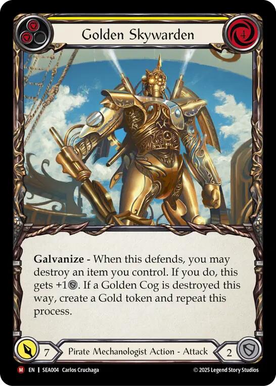 Golden Skywarden [SEA004] (High Seas)  Rainbow Foil | Card Citadel