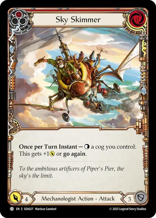 Sky Skimmer (Red) [SEA027] (High Seas) | Card Citadel