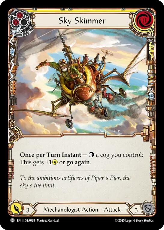 Sky Skimmer (Yellow) [SEA028] (High Seas) | Card Citadel
