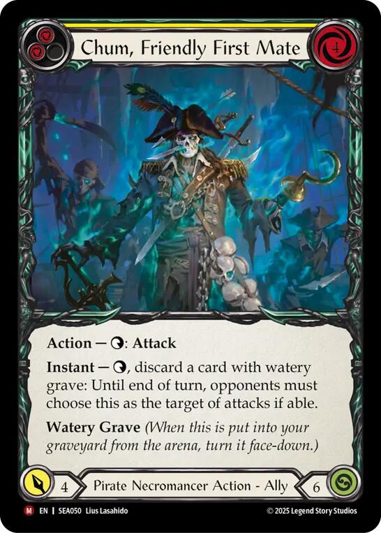 Chum, Friendly First Mate [SEA050] (High Seas)  Rainbow Foil | Card Citadel