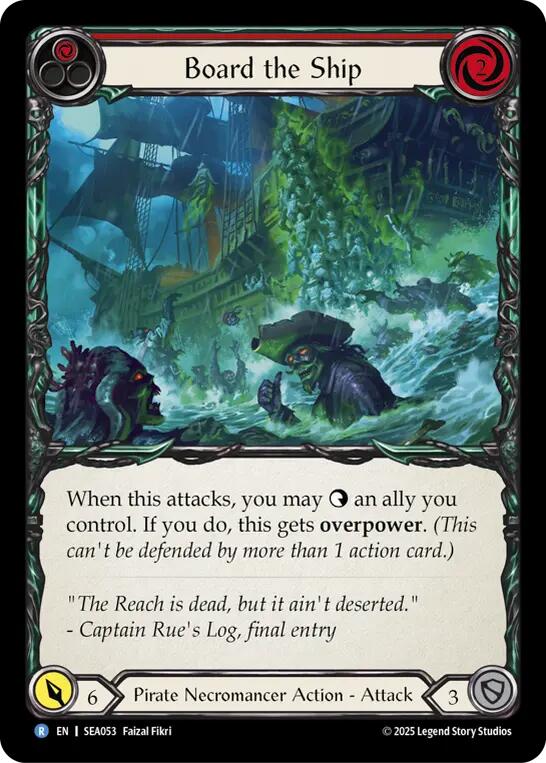 Board the Ship [SEA053] (High Seas)  Rainbow Foil | Card Citadel
