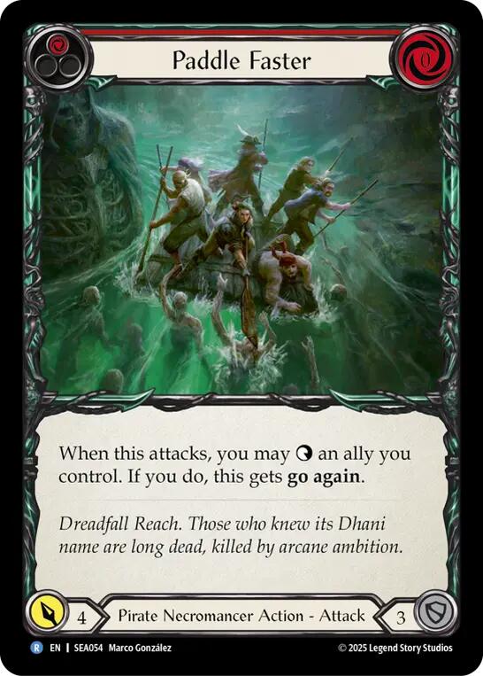 Paddle Faster [SEA054] (High Seas)  Rainbow Foil | Card Citadel