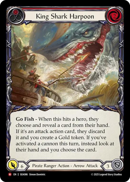 King Shark Harpoon [SEA086] (High Seas) | Card Citadel