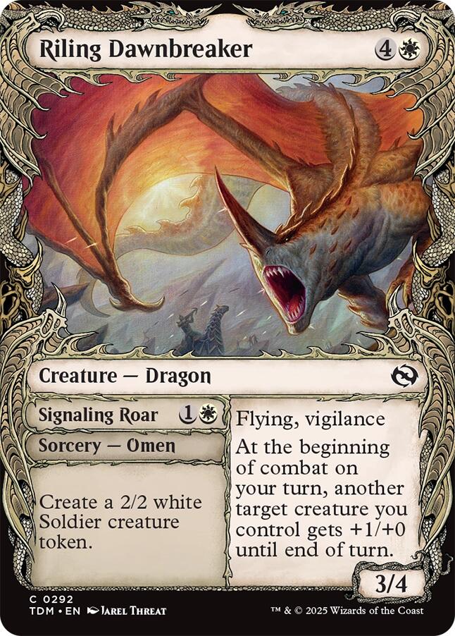 Riling Dawnbreaker (Showcase) [Tarkir: Dragonstorm] | Card Citadel