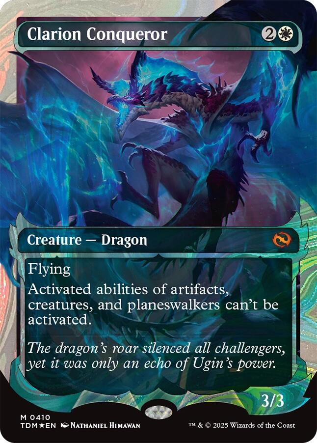 Clarion Conqueror (Showcase) (Halo Foil) [Tarkir: Dragonstorm] | Card Citadel