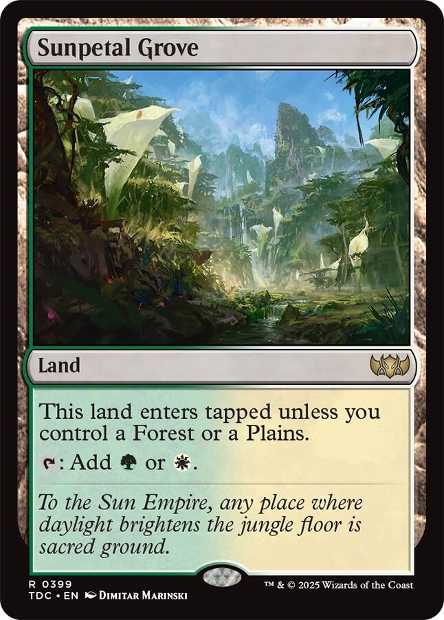 Sunpetal Grove [Tarkir: Dragonstorm Commander] | Card Citadel