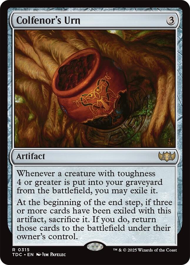 Colfenor's Urn [Tarkir: Dragonstorm Commander] | Card Citadel